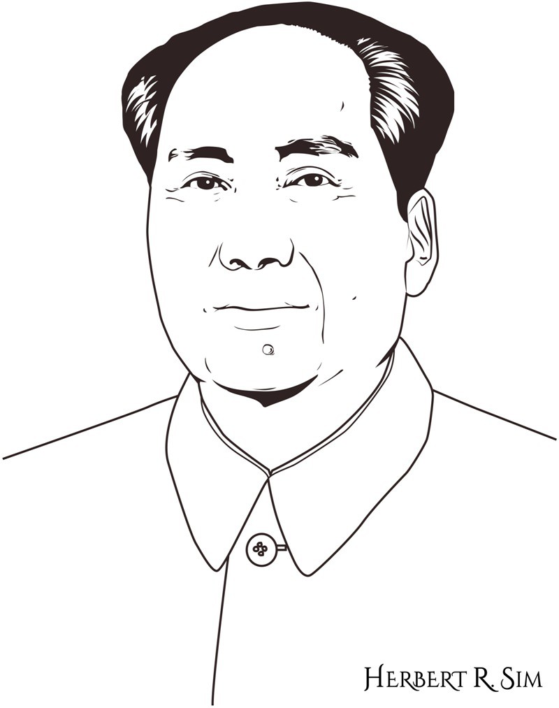 how to draw mao zedong warnerstansell