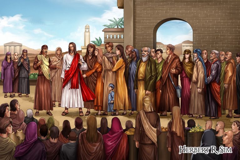 Herbert Sim Yahweh-Rapha: Jesus Healing the Bleeding Woman - Herbert R. Sim