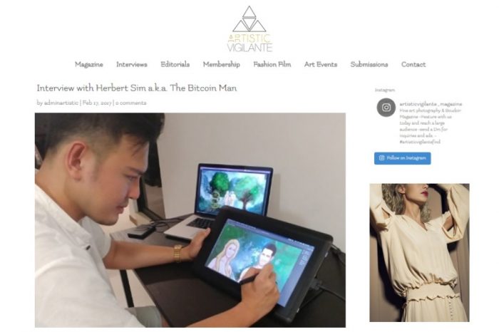 Herbert Sim Herbert Sim Interviewed By Artistic Vigilante - Herbert R. Sim